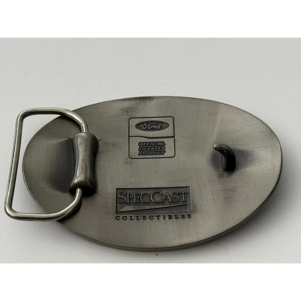Built Ford Tough Ford Belt Buckle Blue Licensed‎